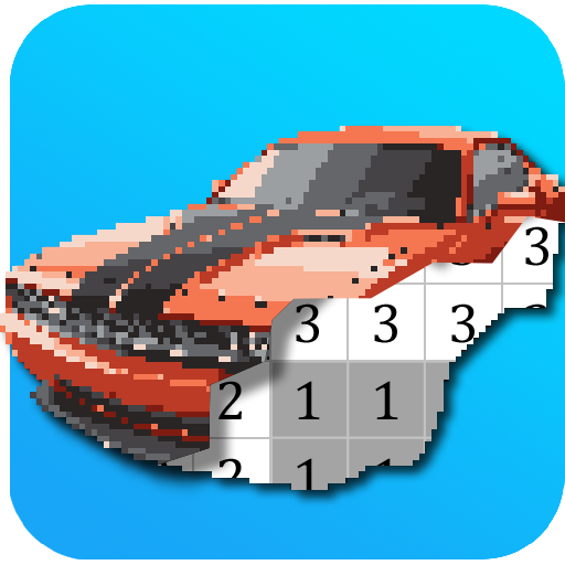 Cars Game Pixel Art - Color by Numbers Car Games icon