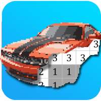 Cars Game Pixel Art - Color by Numbers Car Games