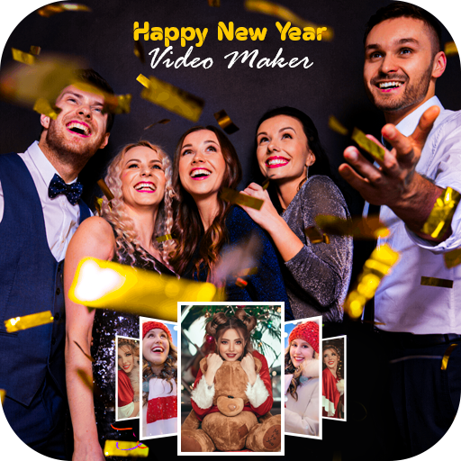 Happy New Year Video Maker icon