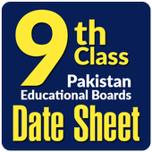 9th class date sheet أيقونة