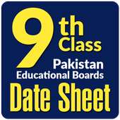 9th class date sheet on 9Apps