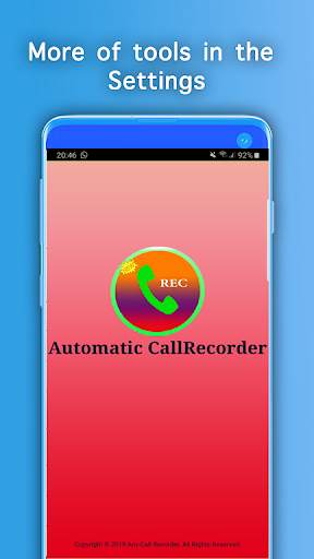 Automatic Call Recorder-Free Call Record screenshot 1