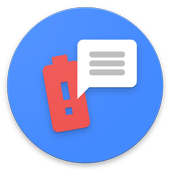 Low battery SMS alert icon