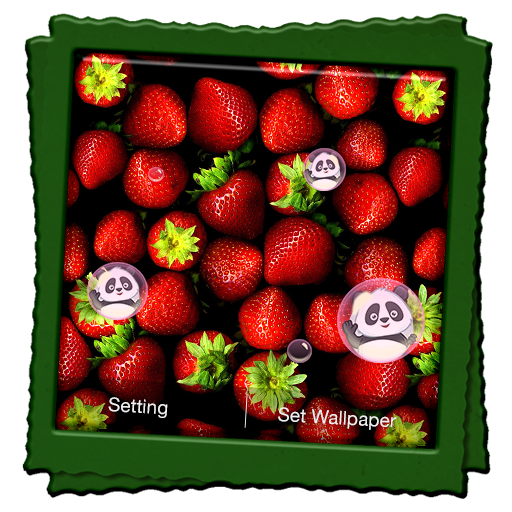 Strawberry Live Wallpaper icon