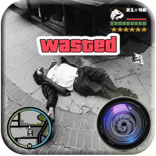 Wasted Photo Editor: Gangster Sticker أيقونة