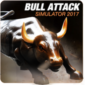 Wild Bull Simulator 3D - Angry Bull Attack Game icon