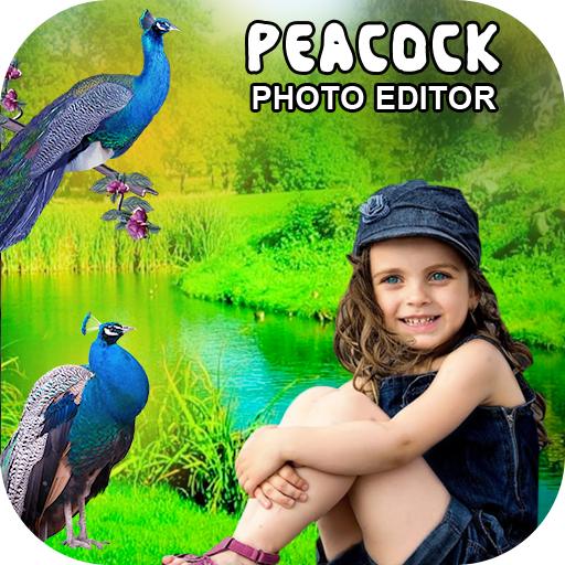 Peacock Photo Editor - Cut Paste Photo icon