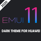 Dark Emui-11 Theme for Huawei icon