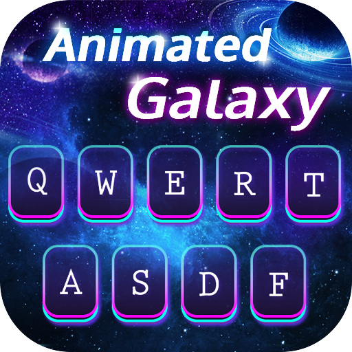 Sparkling Galaxy Animated keyboard icon