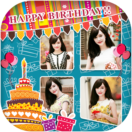 Birthday Collage Maker icon