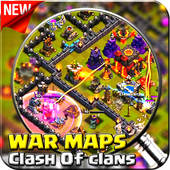 War Clash of Clans Maps 2017 icon
