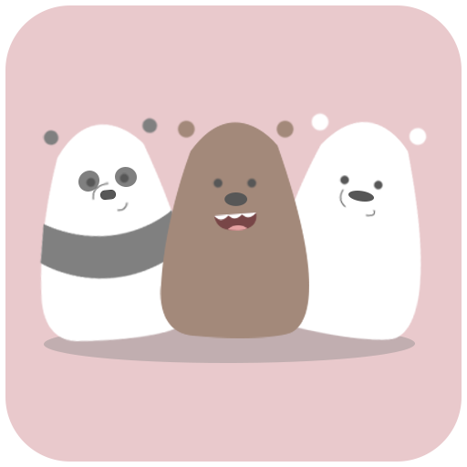 Cute Bear Cartoon Wallpaper HD أيقونة