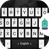 Black & White Typany Keyboard on 9Apps
