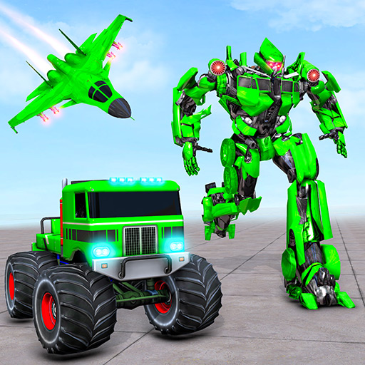 US Army Robot Monster Truck Transformation Games icon