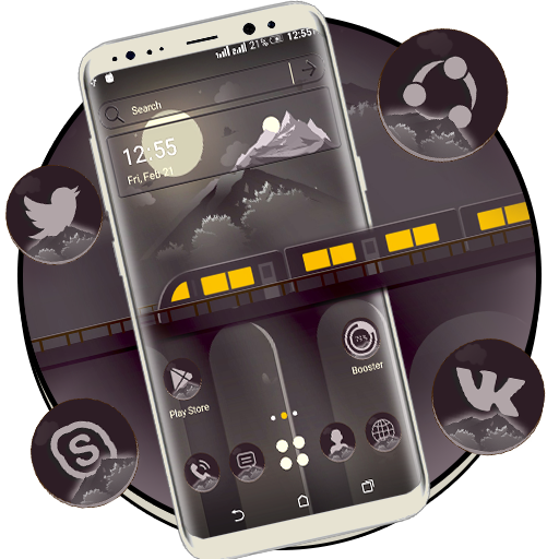 Anime Train Night Theme icon