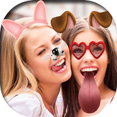 Snap Doggy Face Sticker Editor أيقونة