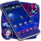 Romantic Night Launcher Theme icon