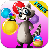 Bubble Shooter Raccoon Adventure 2018 icon