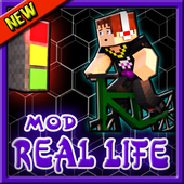 Real life mod for minecraft pe icon