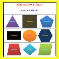 CALCULA PERÍMETROS Y ÁREAS. 9 FIGURAS GEOMÉTRICAS. on 9Apps
