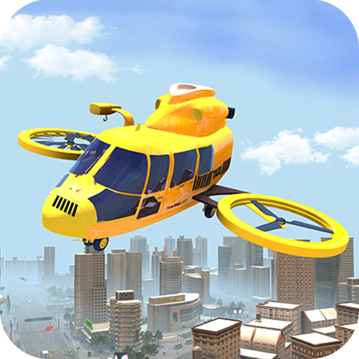 Real Flying Drone Taxi Simulator Driver icon