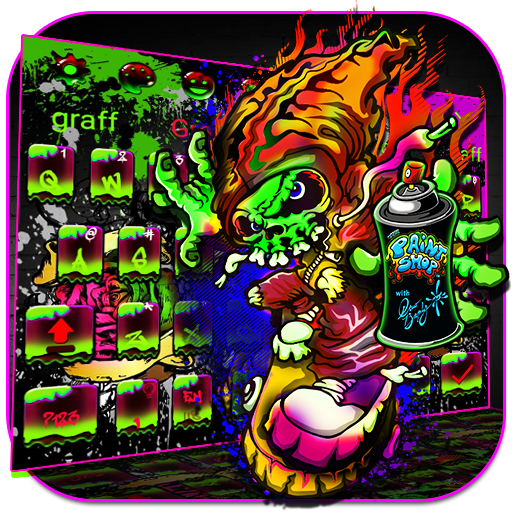 Graffiti Wallpaper Keyboard Theme أيقونة