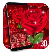 Love Rose Live Keyboard Theme