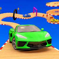 Mega Ramp Car Stunt Racing Games- Impossible Track