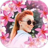 Cute Flower Frames &amp; Flower Stickers For Photos icon