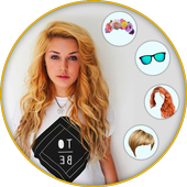 Girl Hair Style Photo Editor icon