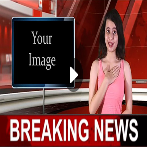 Breaking News Video Maker icon