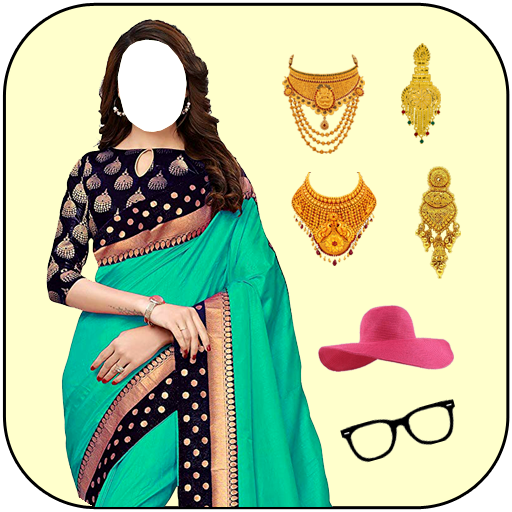 Women New Sarees Photo Montage icon