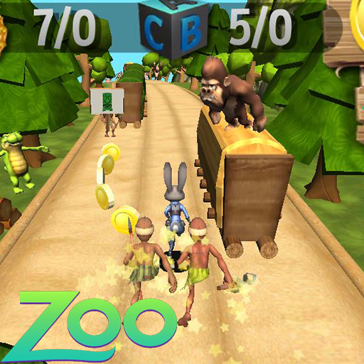 Zoo Jungle run: Fox and Rabbit Dash icon