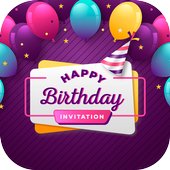 Birthday Invitation Card Maker icon