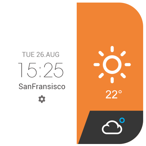Amber daily weather report icon