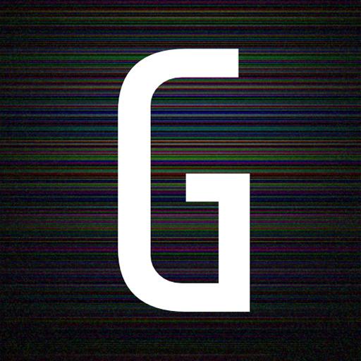 Glitchy: use stunning glitch, vhs, distort effects أيقونة
