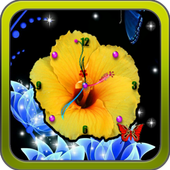 Hibiscus Clock icon