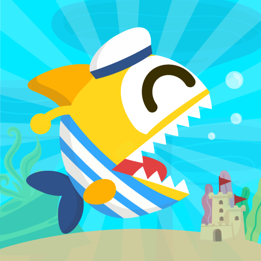 CandyBots Baby Shark Adventure 🌊 Kids Phone Games icon