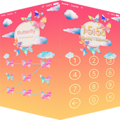 Applock Theme Color Butterfly icon