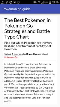 Guide for Pokemon Go screenshot 3