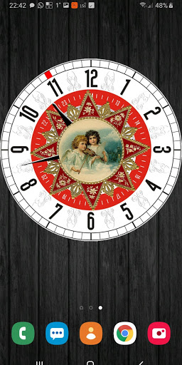 Christmas Clockfaces Pro for Battery Saving Clocks screenshot 1