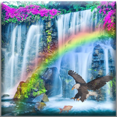 Water Falling Live HD Wallpaper Apps 2020 أيقونة