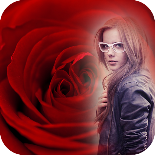 Red Rose Photo Frame icon