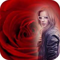 Red Rose Photo Frame on 9Apps