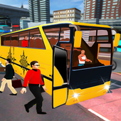 Bus Simulator &amp; Grand Gangster Attack icon