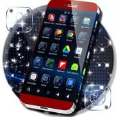 Dark Blue Launcher Theme icon