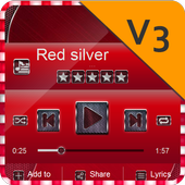 Red silver PlayerPro Skin icon