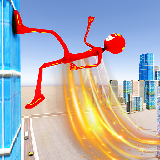 Flash Stickman Rope Hero – Speed Hero Crime City icon