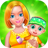 Newborn Birth Baby Games icon
