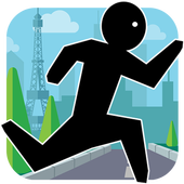 Stick Temple City - Run Game icon